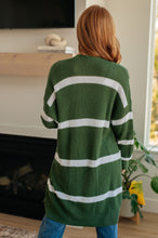 Load image into Gallery viewer, Brighter is Better Striped Cardigan in Green