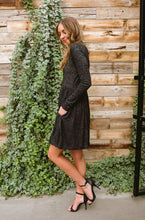 Load image into Gallery viewer, Brightest Star Dress In Charcoal