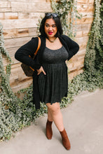 Load image into Gallery viewer, Brightest Star Dress In Charcoal