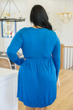 Load image into Gallery viewer, Cara Long Sleeve Knit Mini Dress In Teal
