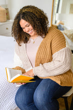 Load image into Gallery viewer, Carry On For Love Color Block Knit Cardigan