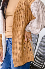 Load image into Gallery viewer, Carry On For Love Color Block Knit Cardigan