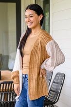 Load image into Gallery viewer, Carry On For Love Color Block Knit Cardigan