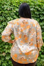 Load image into Gallery viewer, Chantry V Neck Floral Blouse in Sage