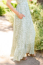 Load image into Gallery viewer, The Beck Olive Floral Smocked Dress