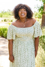 Load image into Gallery viewer, The Beck Olive Floral Smocked Dress