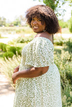 Load image into Gallery viewer, The Beck Olive Floral Smocked Dress
