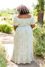 Load image into Gallery viewer, The Beck Olive Floral Smocked Dress