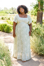 Load image into Gallery viewer, The Beck Olive Floral Smocked Dress