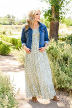 Load image into Gallery viewer, The Beck Olive Floral Smocked Dress