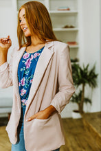 Load image into Gallery viewer, Pretty In Pink Blazer Ruched 3/4 Sleeve Blazer