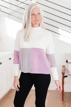 Load image into Gallery viewer, The Cameron Color Block Top in Lavender