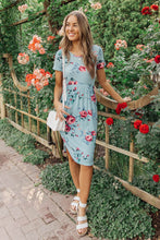 Load image into Gallery viewer, Clair Dress in Blue