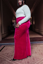 Load image into Gallery viewer, Cleo Velvet Wide Leg Pants