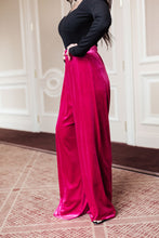 Load image into Gallery viewer, Cleo Velvet Wide Leg Pants