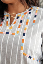 Load image into Gallery viewer, Color Chain Embroidered Top