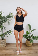 Load image into Gallery viewer, Come Sail Away Swim Bottoms In Black
