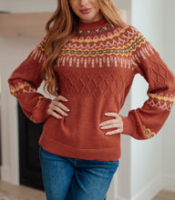 Load image into Gallery viewer, Cozy Chalet Fair Isle Sweater