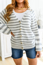 Load image into Gallery viewer, Cozy College Striped Cardigan