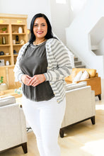 Load image into Gallery viewer, Cozy College Striped Cardigan