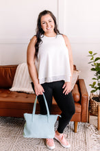 Load image into Gallery viewer, Trickle Down Effect Flowy Sleeveless Top In Cream