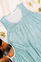 Load image into Gallery viewer, Mint To Be Wild Leopard Tiered Sleeveless Top