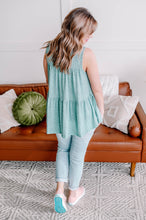 Load image into Gallery viewer, Mint To Be Wild Leopard Tiered Sleeveless Top