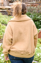 Load image into Gallery viewer, Don't Stress Oversized Collar Sherpa Jacket In Taupe