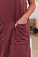 Load image into Gallery viewer, Easy Day Patch Pocket T-Shirt Dress