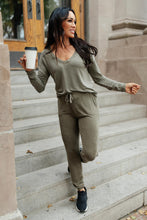 Load image into Gallery viewer, Essential Lounge Joggers in Mineral Wash Olive