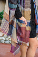 Load image into Gallery viewer, Regina Plaid Shrug