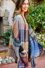 Load image into Gallery viewer, Regina Plaid Shrug