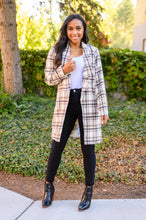 Load image into Gallery viewer, Fall In Love Plaid Jacket in Cream