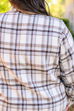 Load image into Gallery viewer, Fall In Love Plaid Jacket in Cream