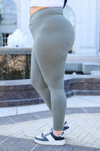 Load image into Gallery viewer, Feel The Groove Cross Front Leggings In Sage