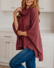 Load image into Gallery viewer, Forgive Me Cowl Neck Poncho