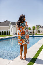 Load image into Gallery viewer, PREORDER: Luxury Beach Towel in Bright Retro Floral