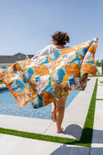 Load image into Gallery viewer, PREORDER: Luxury Beach Towel in Block Floral