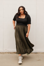 Load image into Gallery viewer, Get Away Maxi Skirt in Olive