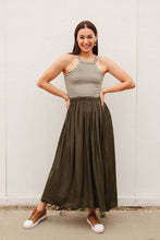 Load image into Gallery viewer, Get Away Maxi Skirt in Olive