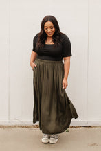 Load image into Gallery viewer, Get Away Maxi Skirt in Olive
