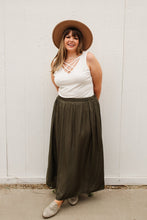Load image into Gallery viewer, Get Away Maxi Skirt in Olive