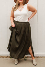 Load image into Gallery viewer, Get Away Maxi Skirt in Olive
