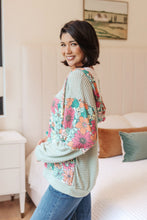 Load image into Gallery viewer, Get Started Floral Color Block Hoodie