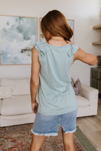 Load image into Gallery viewer, The Gia Ruffle Detail Tank