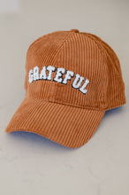Load image into Gallery viewer, Grateful Corduroy Baseball Cap In Brown