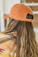 Load image into Gallery viewer, Grateful Corduroy Baseball Cap In Brown