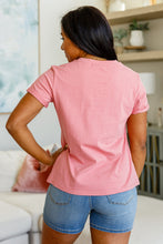 Load image into Gallery viewer, The Regina Ruffle Front Pocket Tee