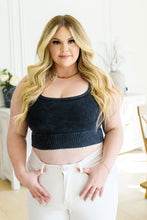 Load image into Gallery viewer, Highly Motivated Ribbed Square Neck Tank in Ash Grey