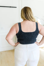 Load image into Gallery viewer, Highly Motivated Ribbed Square Neck Tank in Ash Grey